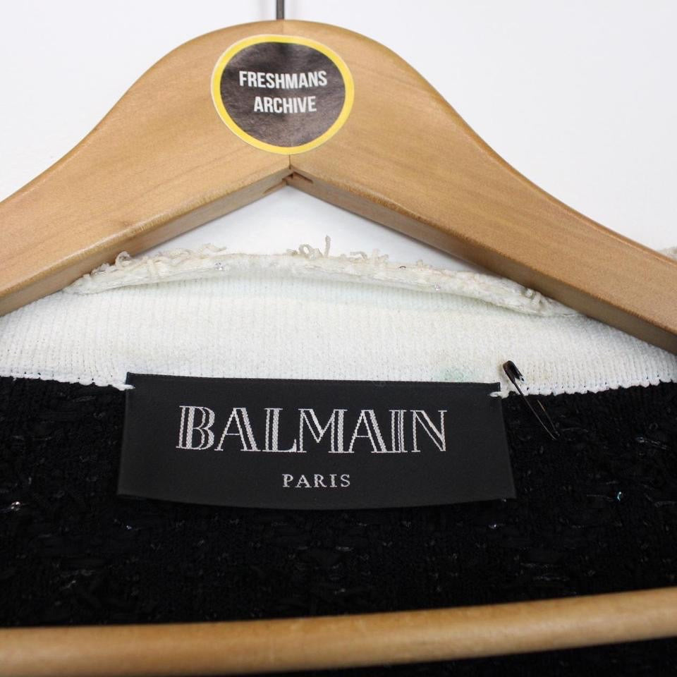 Balmain Paris Tweed Blazer Jacket XL