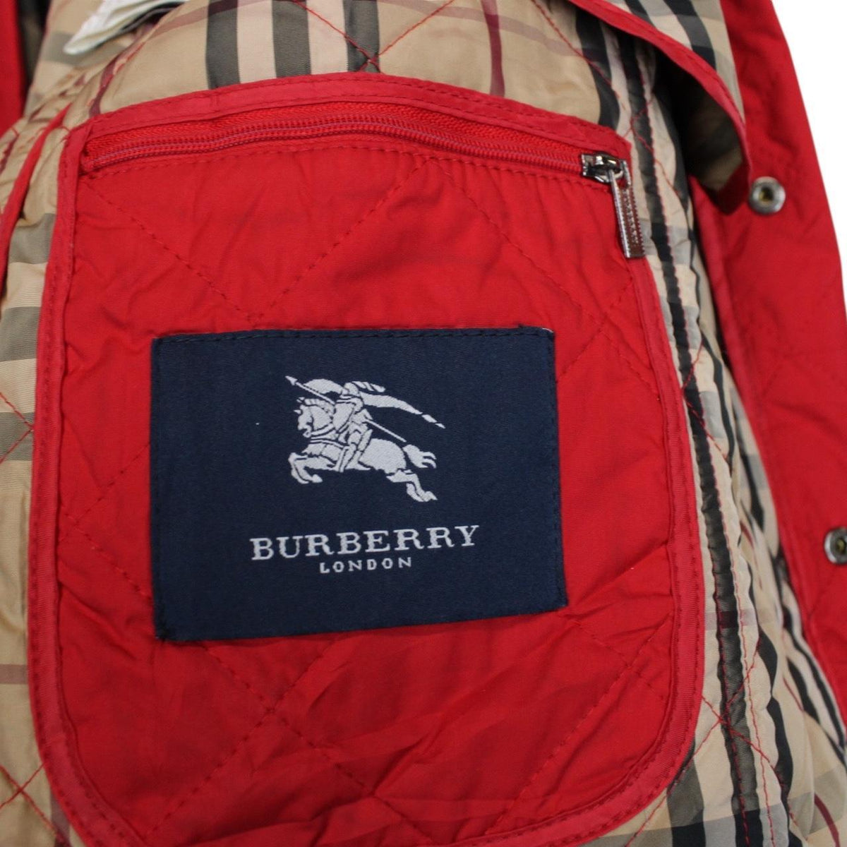 Vintage Burberry London Quilted Coat XXL