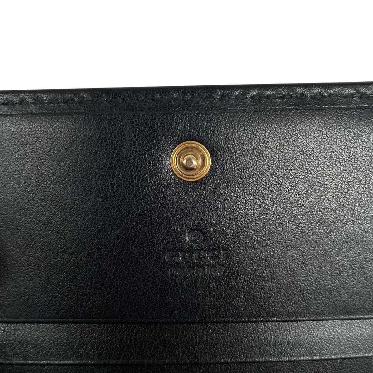 Gucci Calfskin Matelasse GG Marmont Card Case Wallet