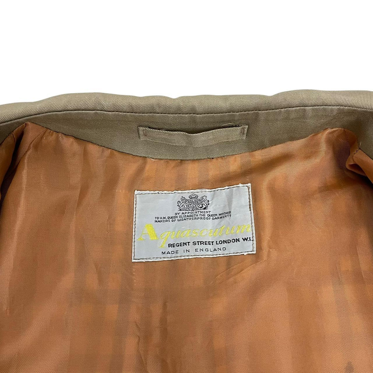 Vintage 80s Aquascutum Trench Coat Medium