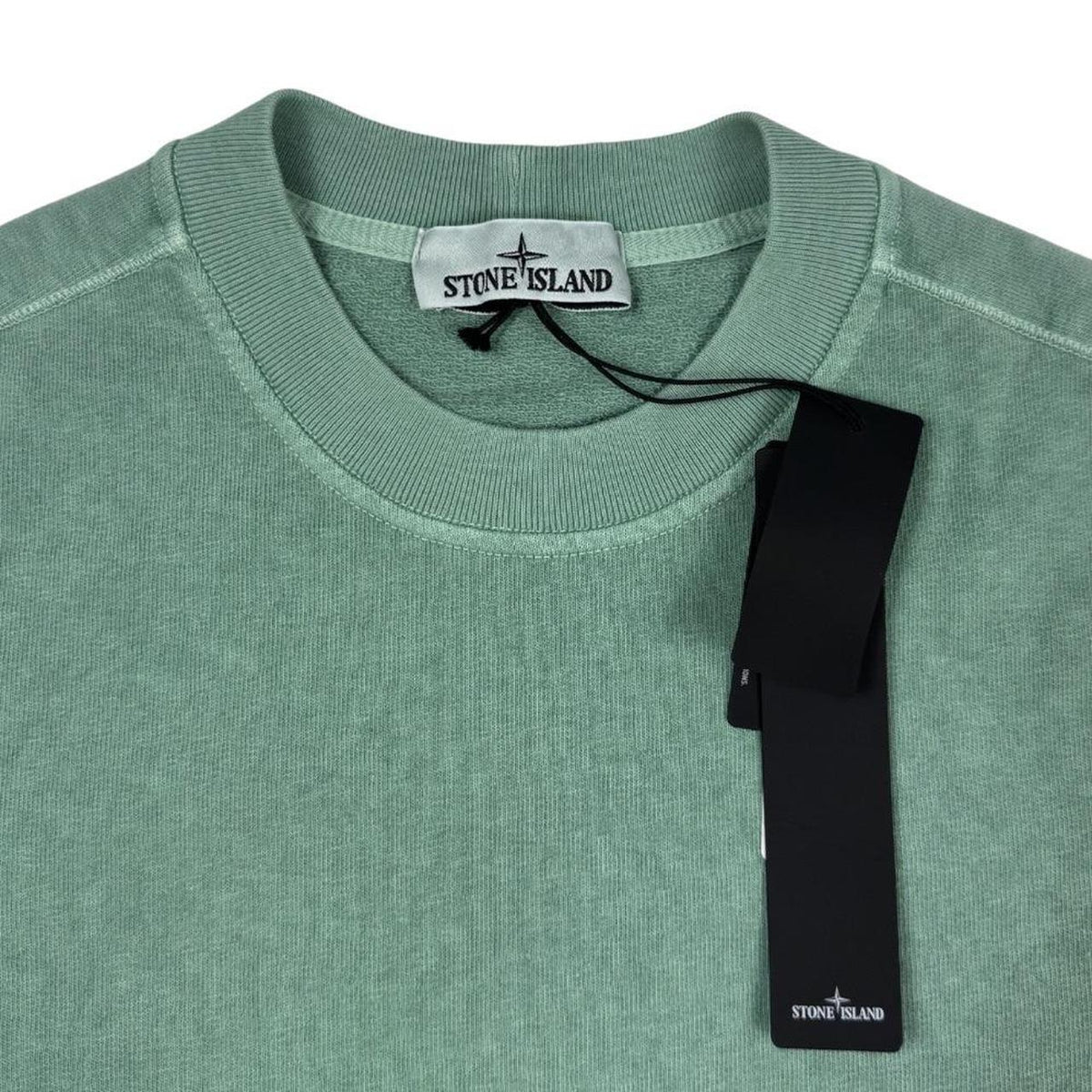 Stone Island Garment Dyed Cotton Sweatshirt