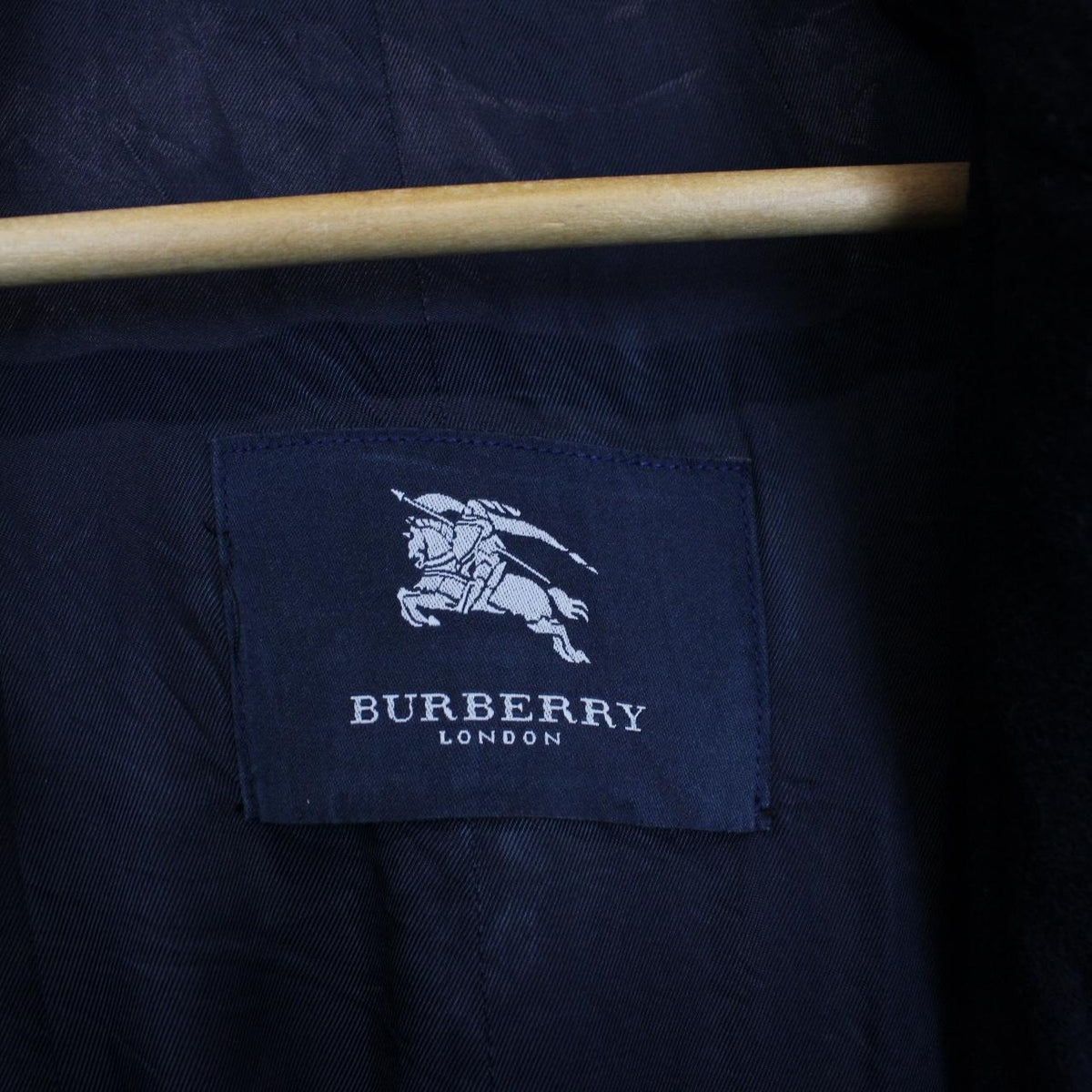 Vintage Burberry Wool Blend Coat Large