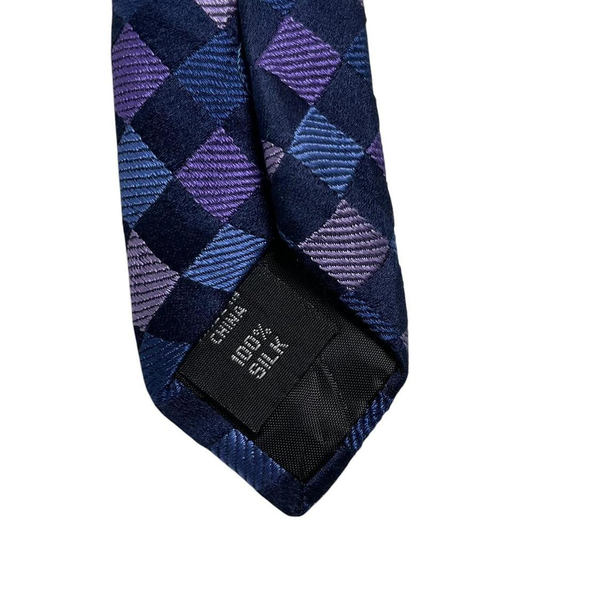 Michael Kors Check Pattern Silk Tie
