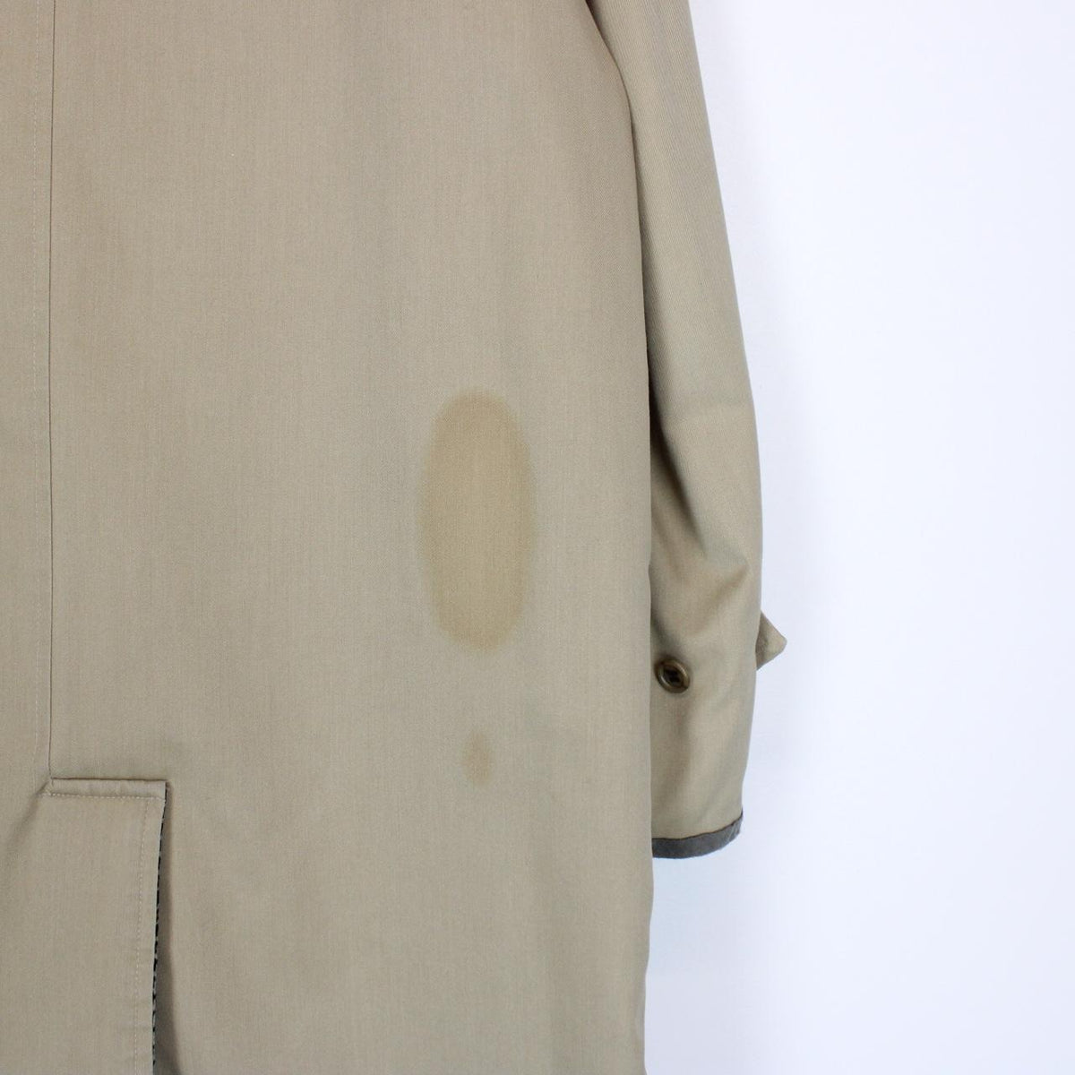 Vintage 80s Burberry Reversible Trench Coat Medium