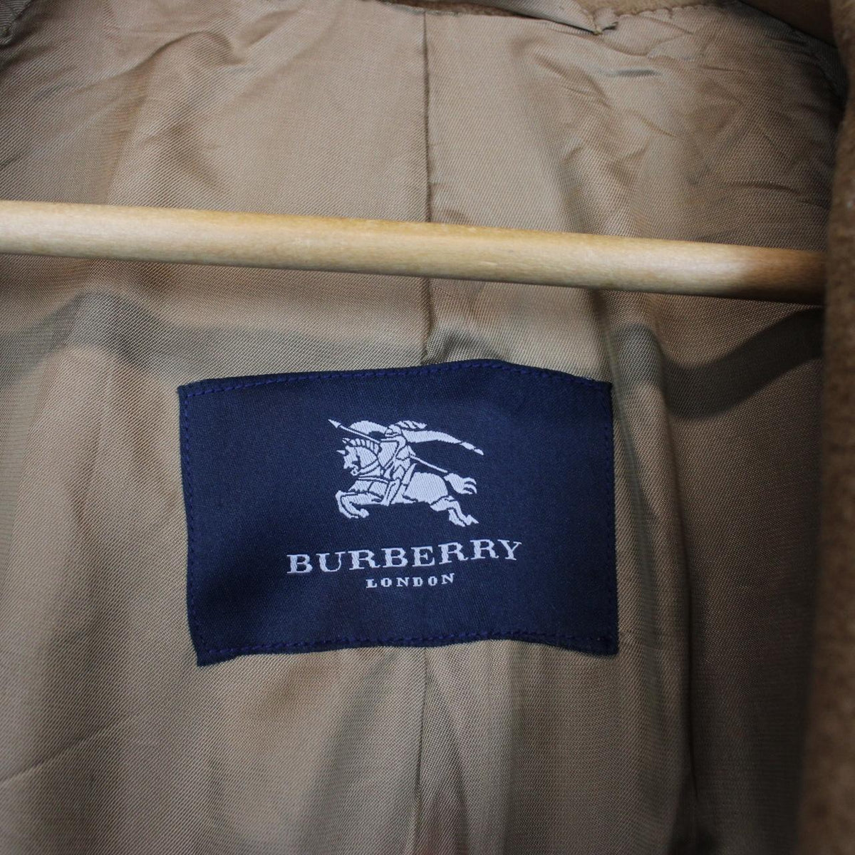 Vintage Burberry London Wool Blend Coat XL