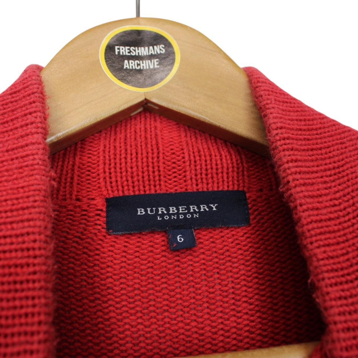 Vintage Burberry London 1/4 Zip Jumper Medium