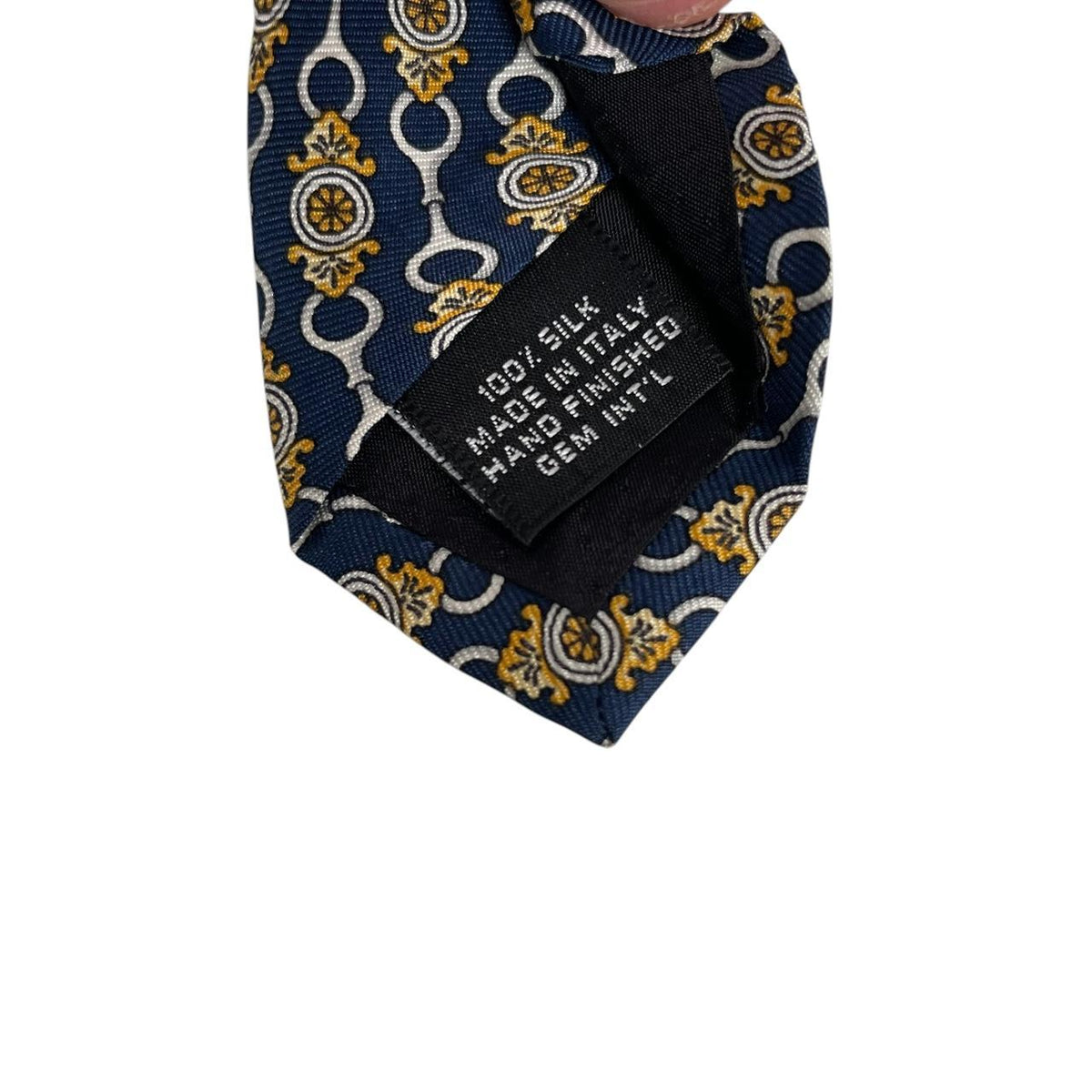 Vintage Paolo Gucci Horsebit Silk Tie