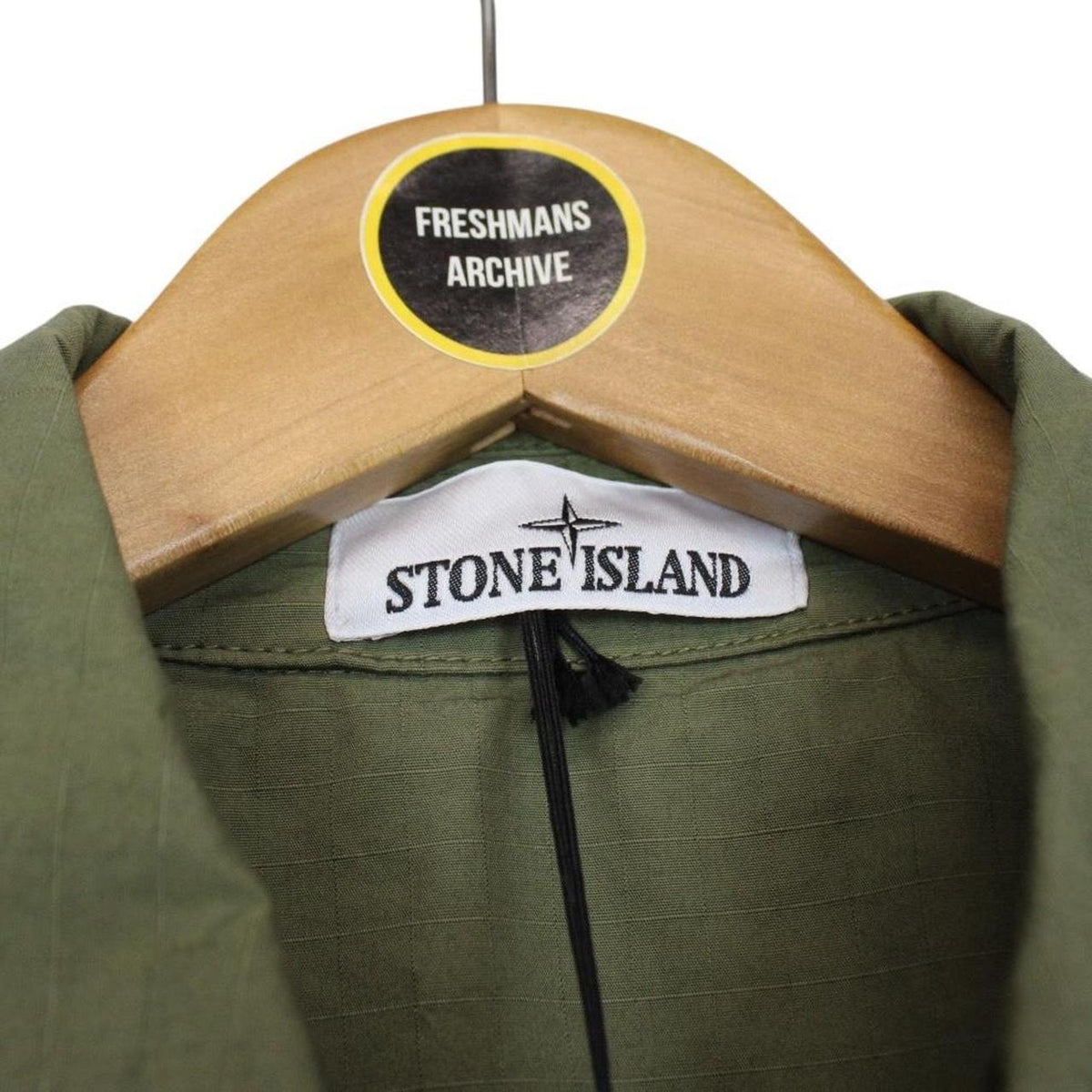 Stone Island Mercerised Cotton Ripstop Overshirt Medium