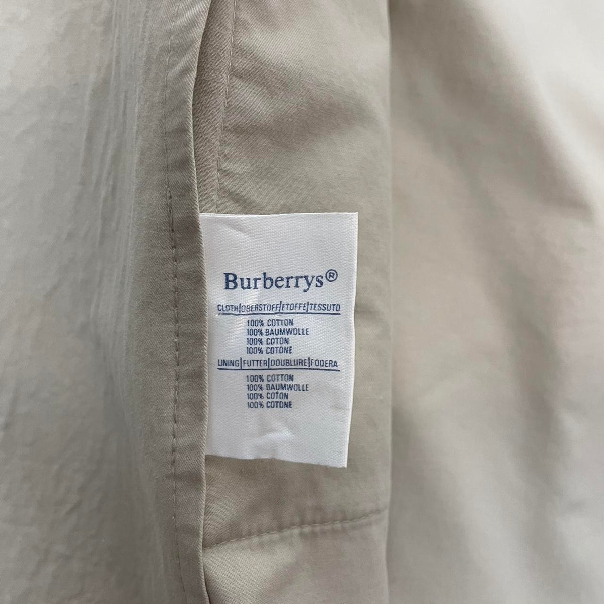 Vintage 80s Burberry Coat Large