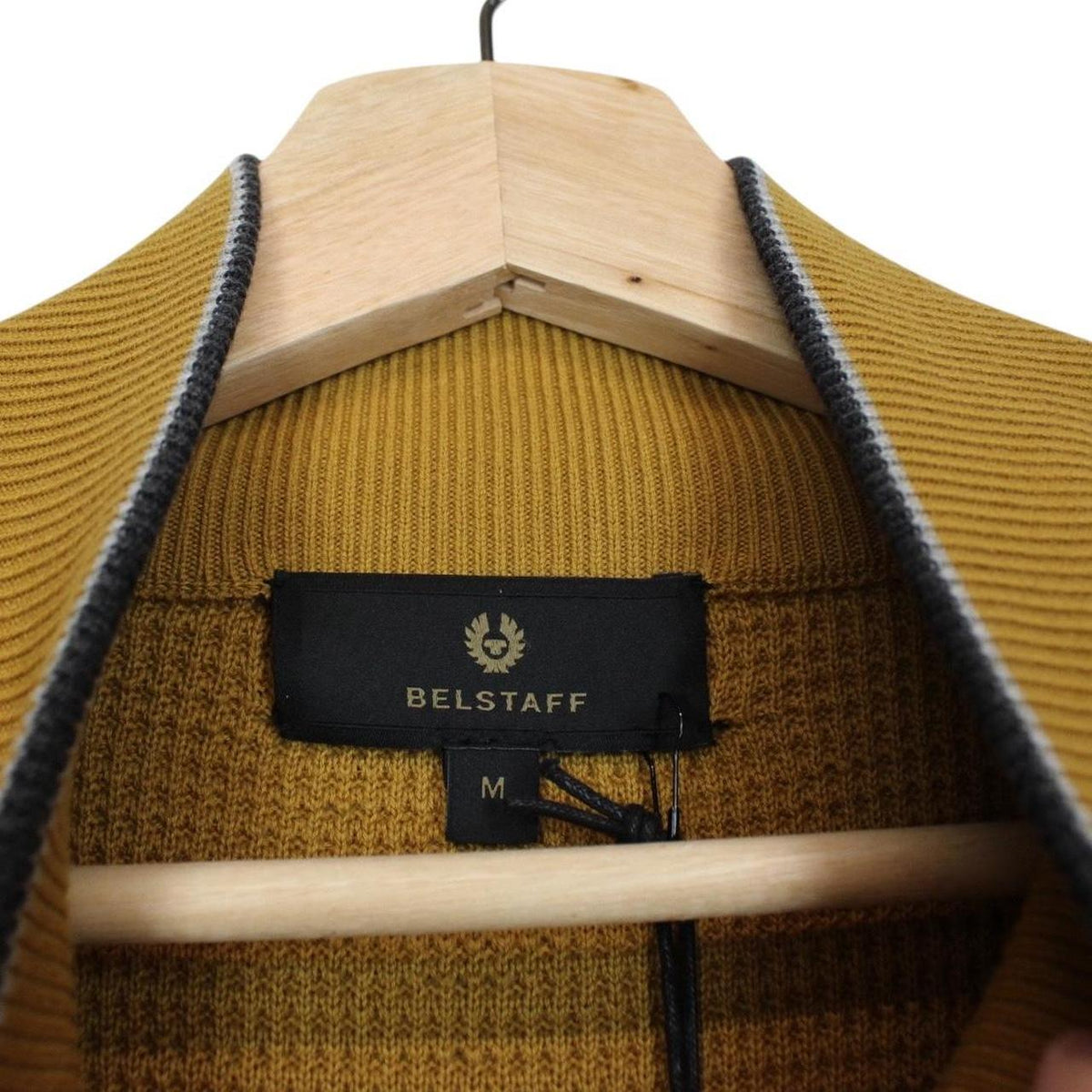 Belstaff Cole Glaze 1/4 Zip Jumper Medium