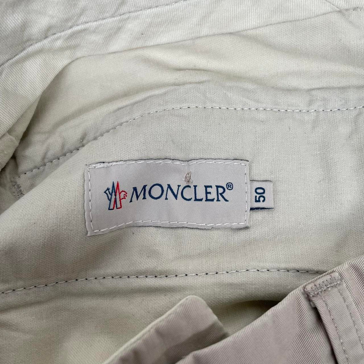 Moncler Embroidered Logo Chino Shorts Large