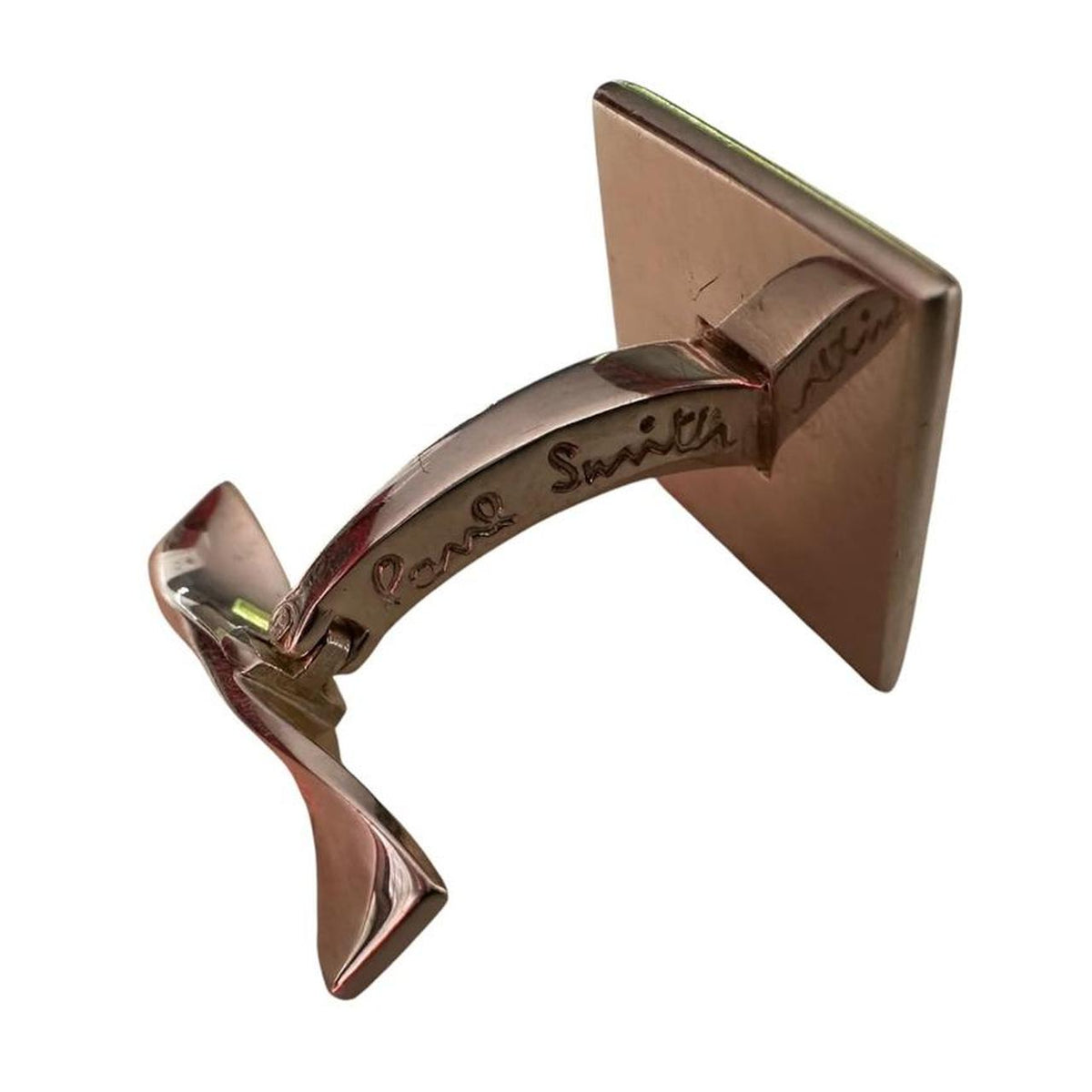 Paul Smith 925 Sterling Silver Beveled Edge Cufflinks
