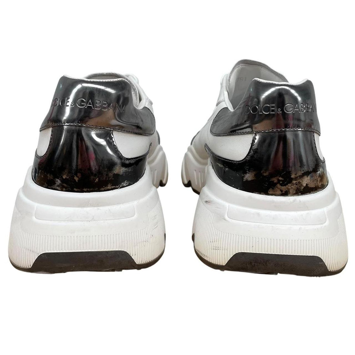 Dolce and Gabbana Daymaster Leather Trainers UK 11