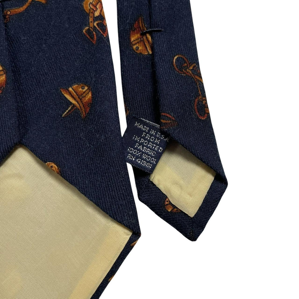 Polo Ralph Lauren Equestrian Print Wool Tie