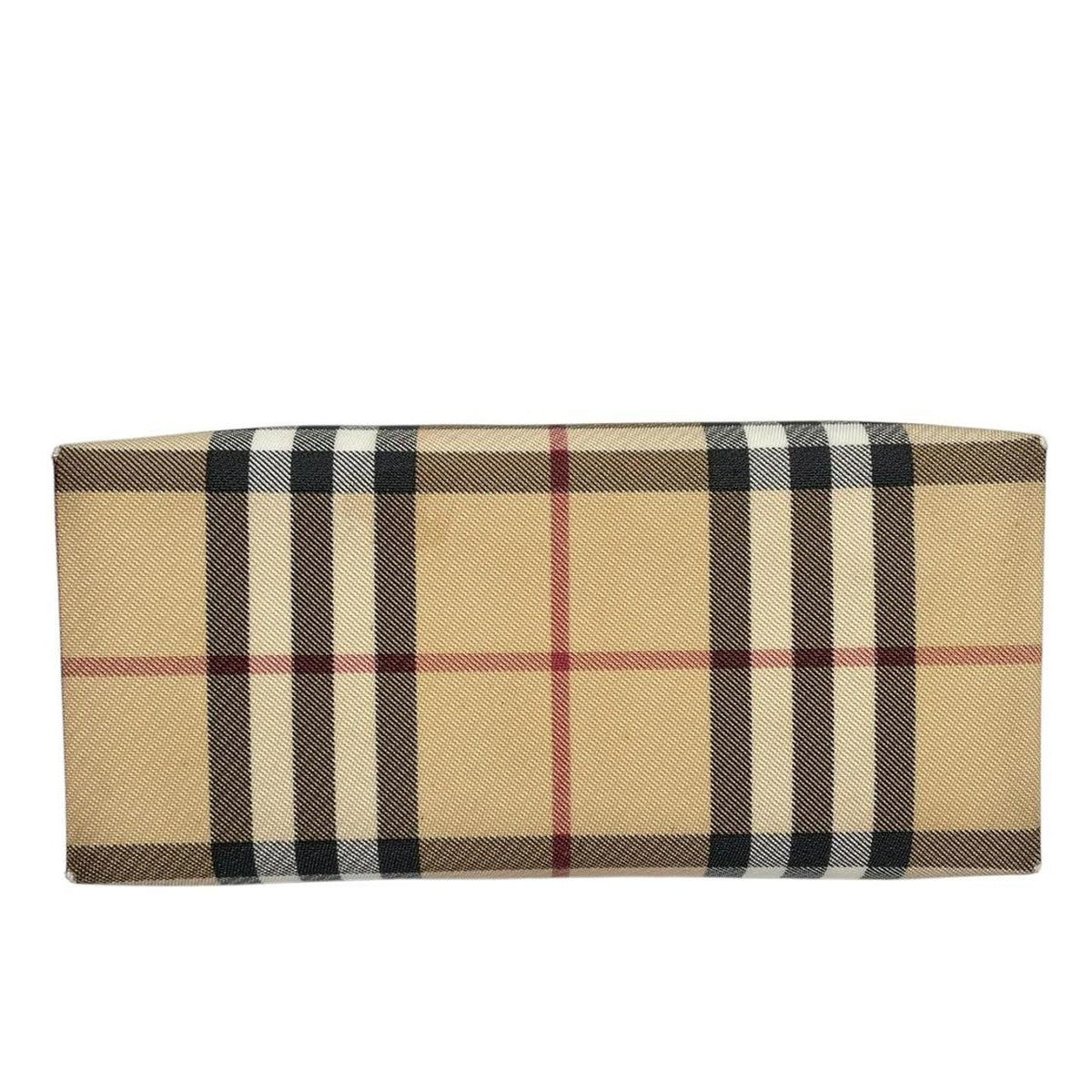 Pre-Loved Burberry Canvas/Leather Mini Tote Bag