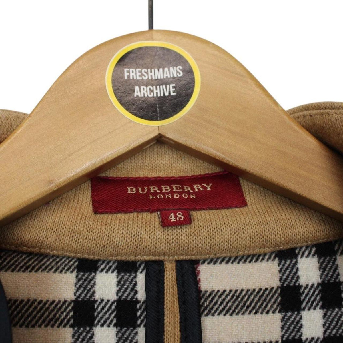 Vintage Burberry London Wool Coat Large