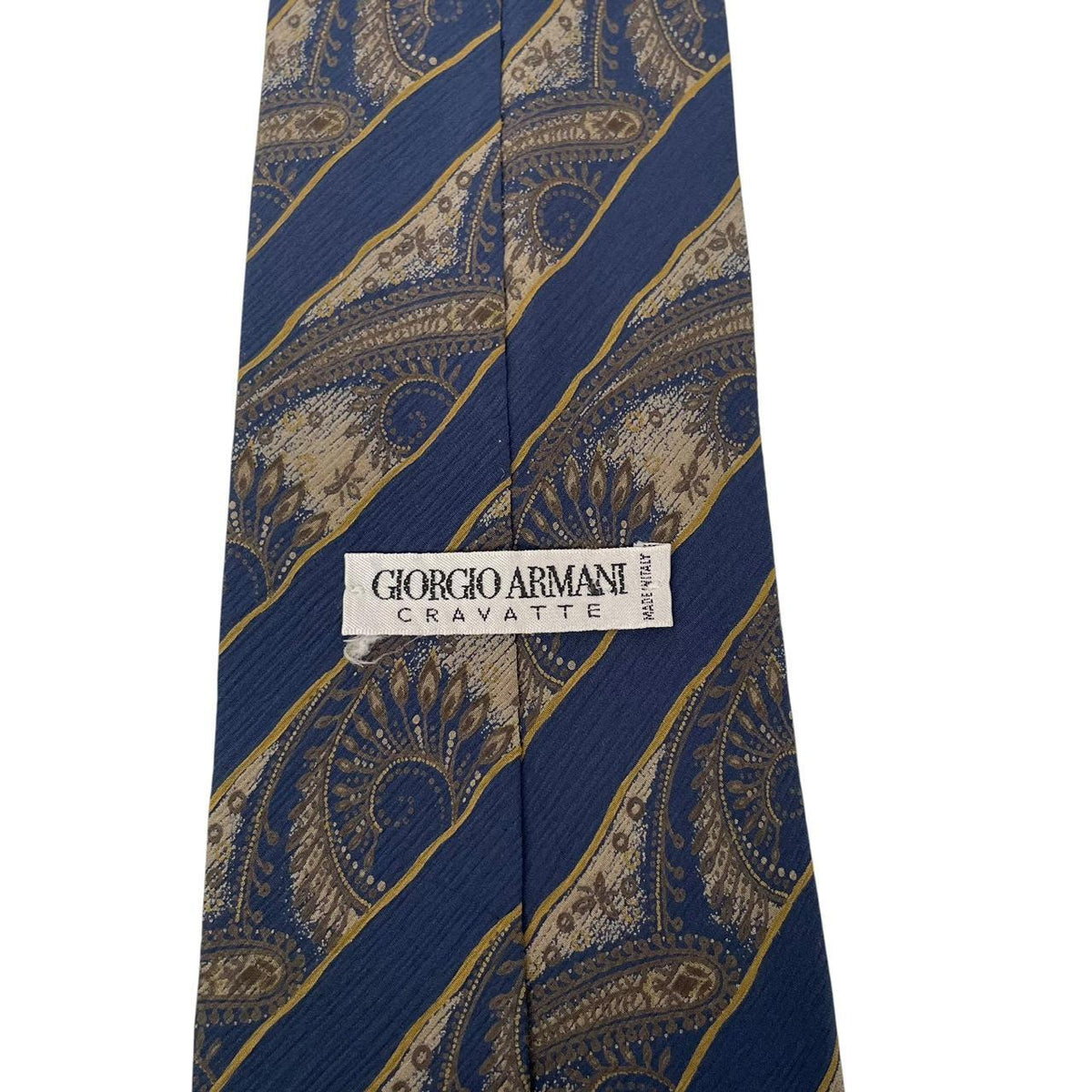 Vintage Giorgio Armani Abstract Silk Tie