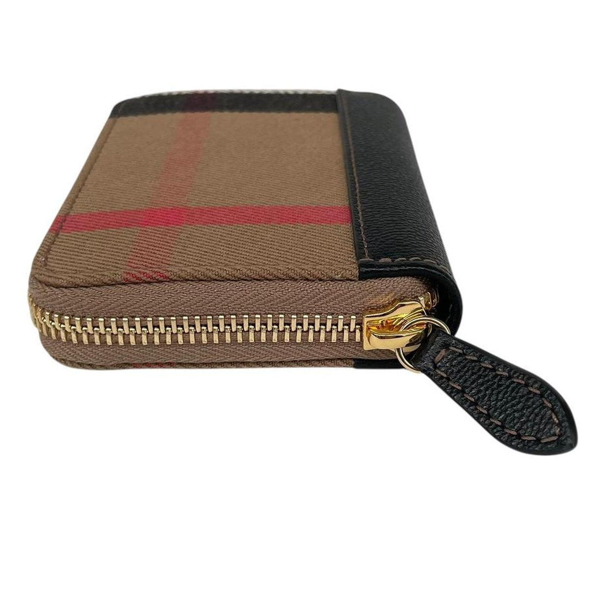 Burberry Leather Zip Around Purse