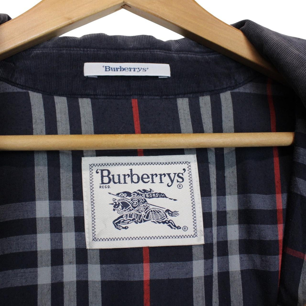 Vintage 90s Burberry Quilted Coat Medium