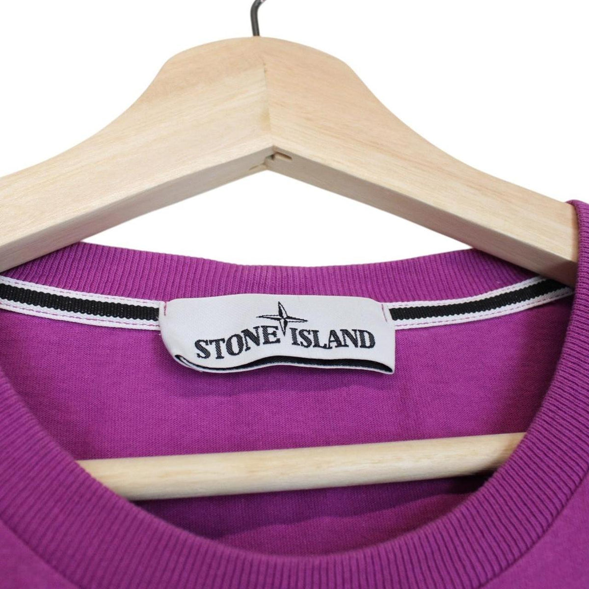Stone Island Logo Print T-Shirt Medium