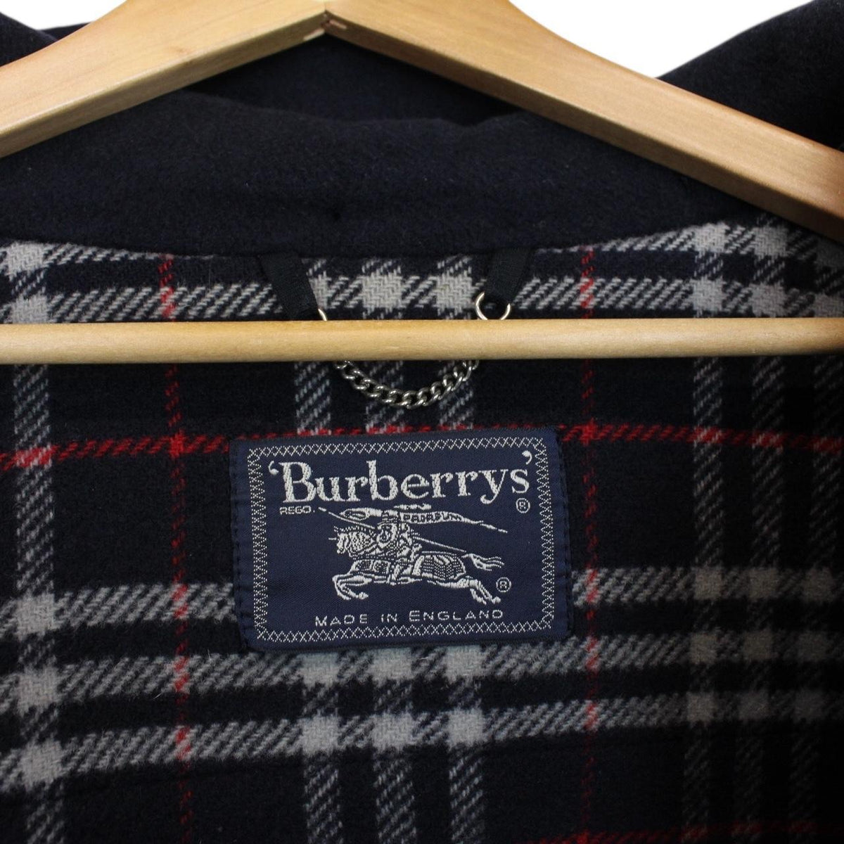 Vintage 90s Burberry Wool Duffle Coat XXL