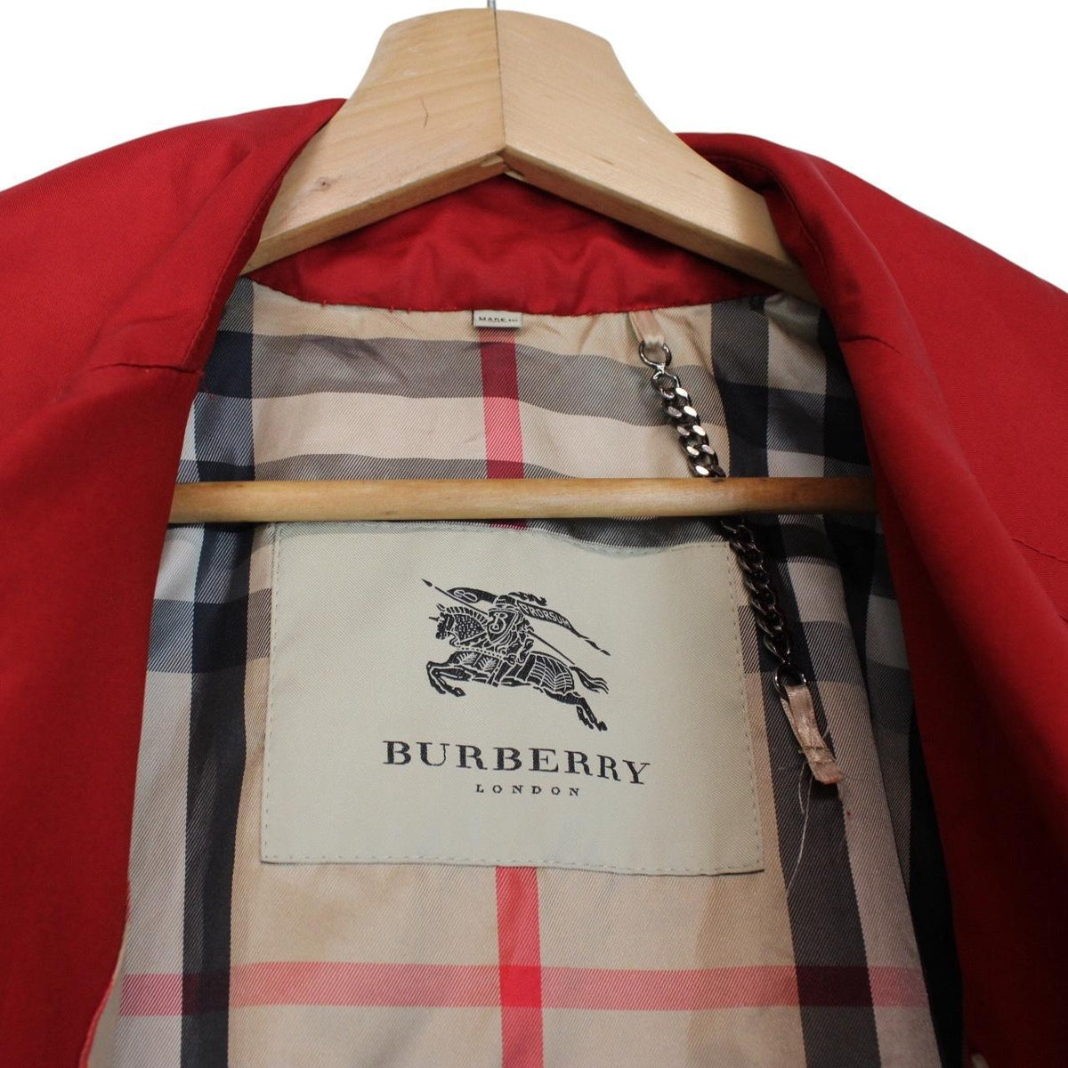 Burberry London Belted Trench Coat Small