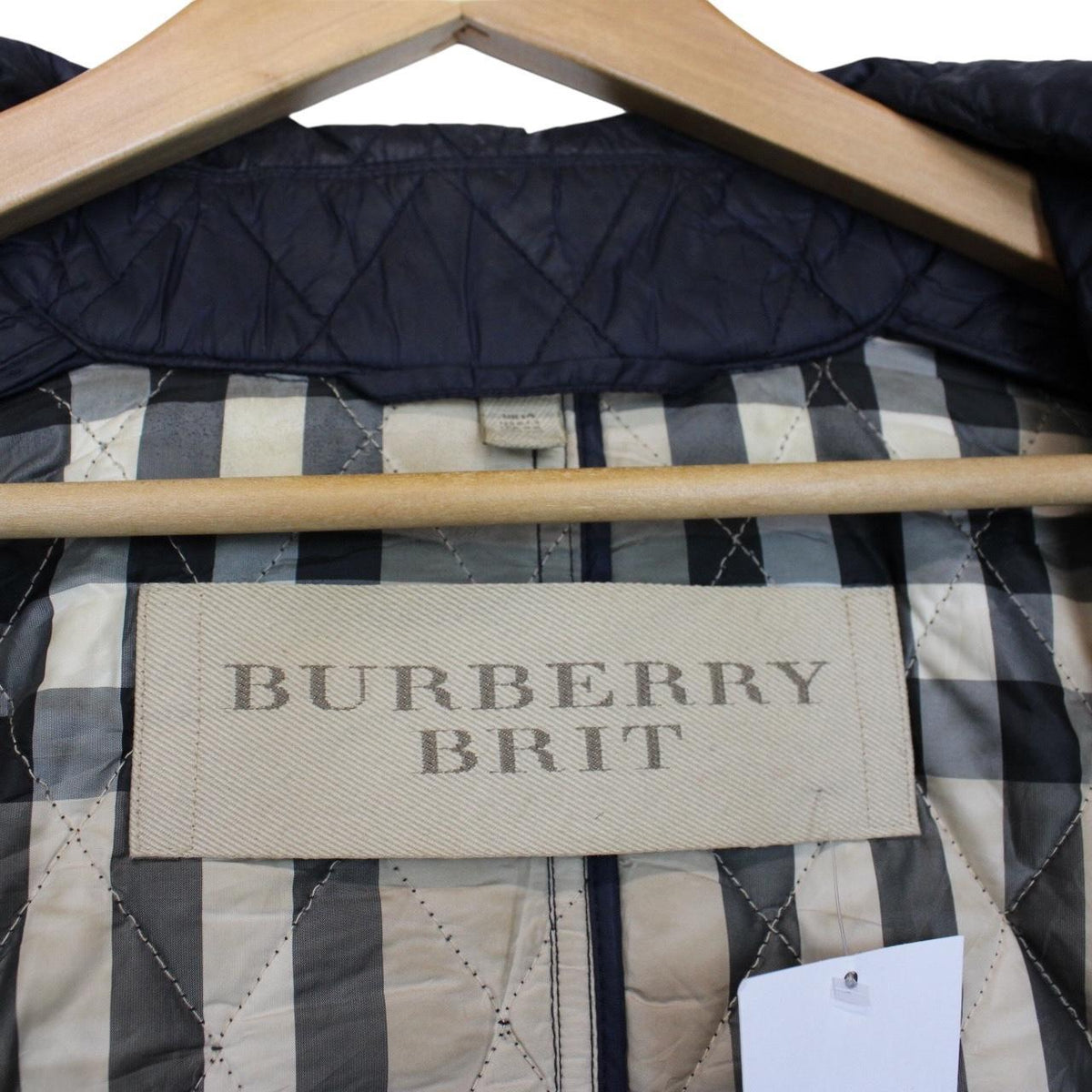 Burberry Brit Diamond Quilted Coat Large