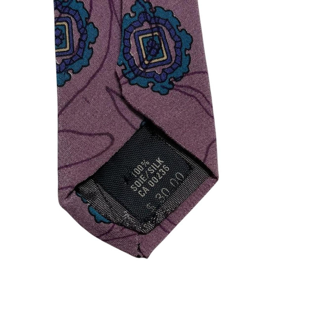 Lanvin Floral Pattern Silk Tie