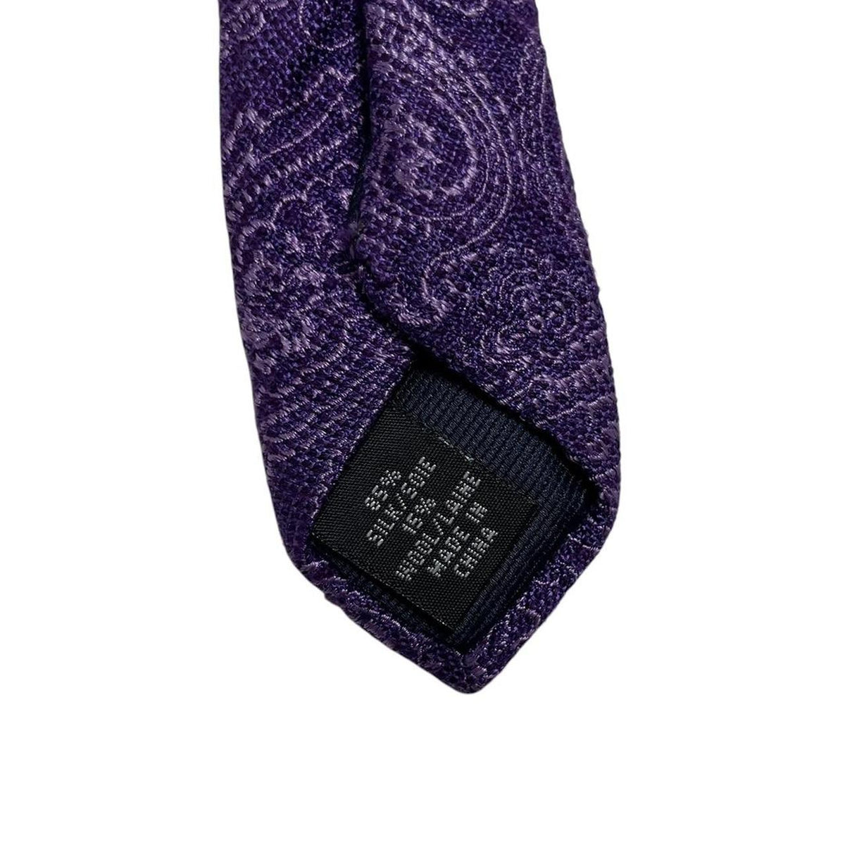 Michael Kors Paisley Pattern Silk/Wool Tie
