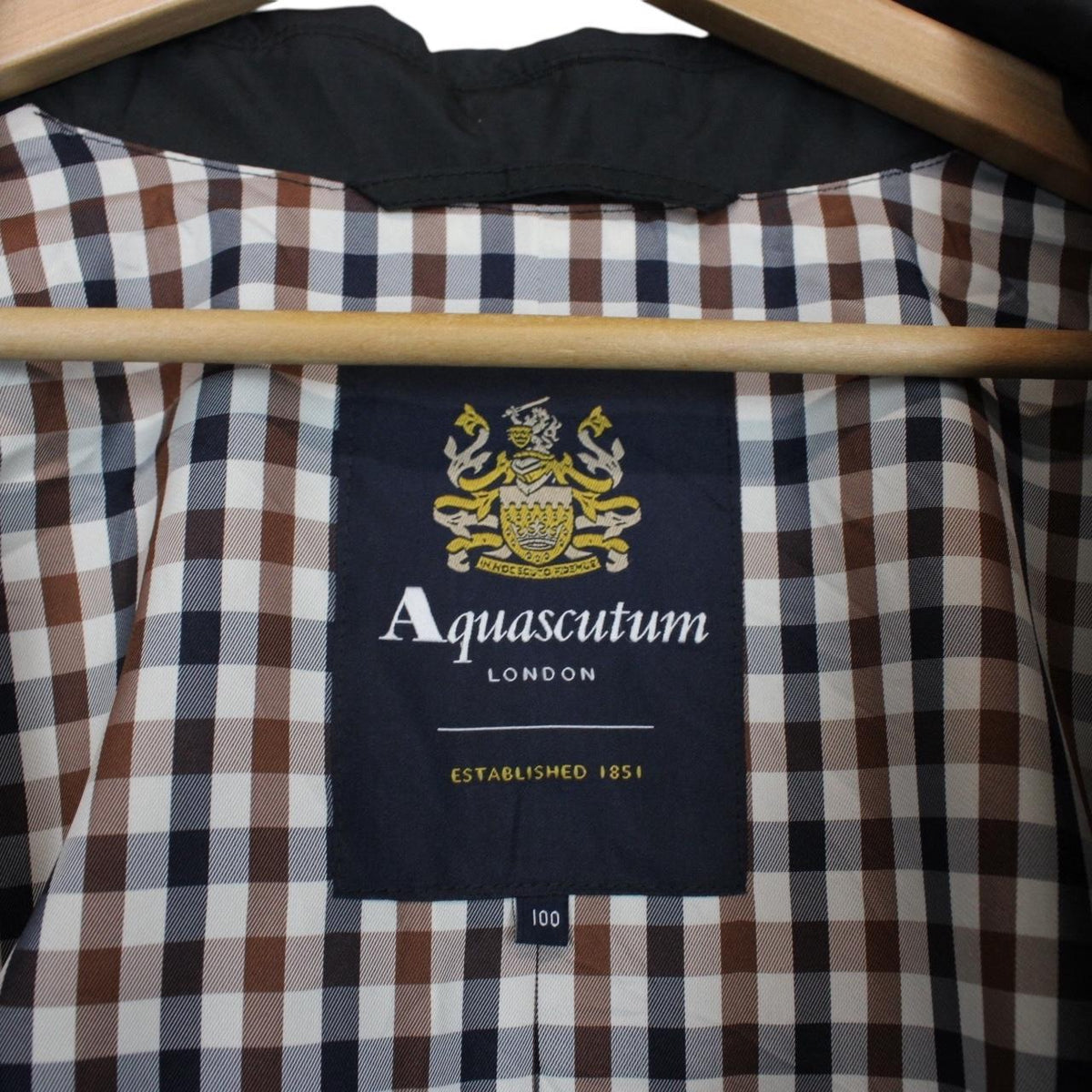 Aquascutum Hooded Coat Large
