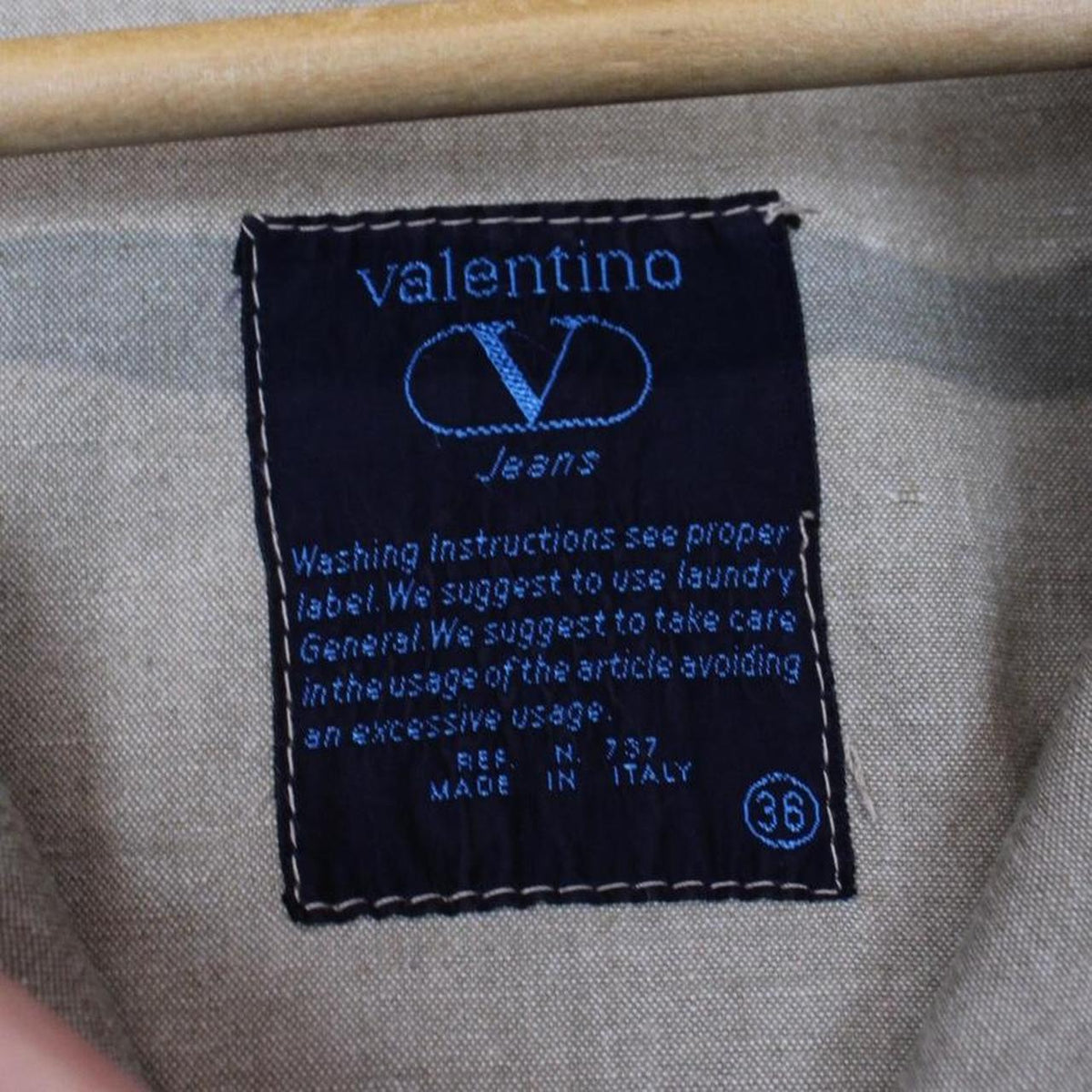Vintage 90s Valentino Jeans Bomber Jacket Small