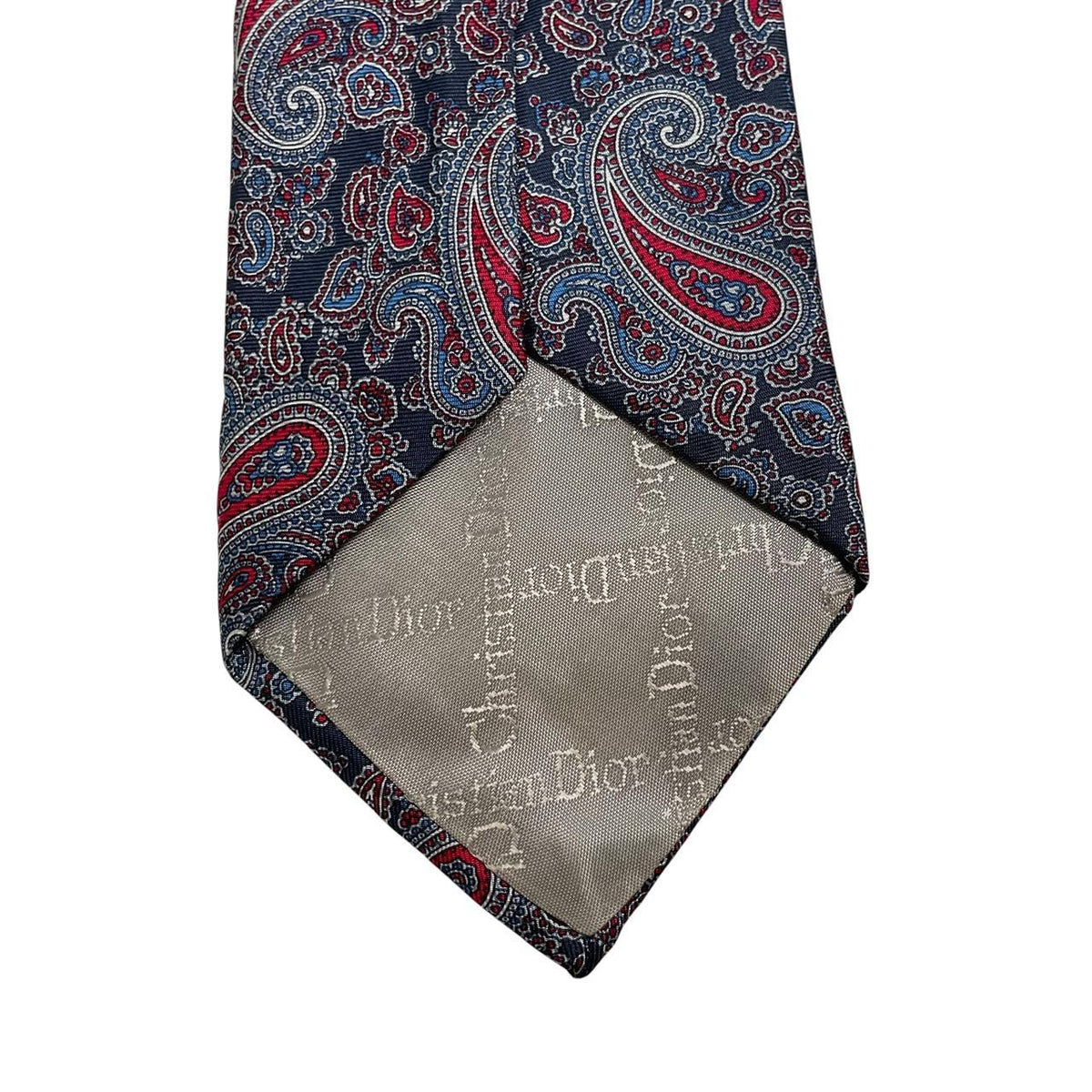 Vintage Christian Dior Paisley Silk Tie