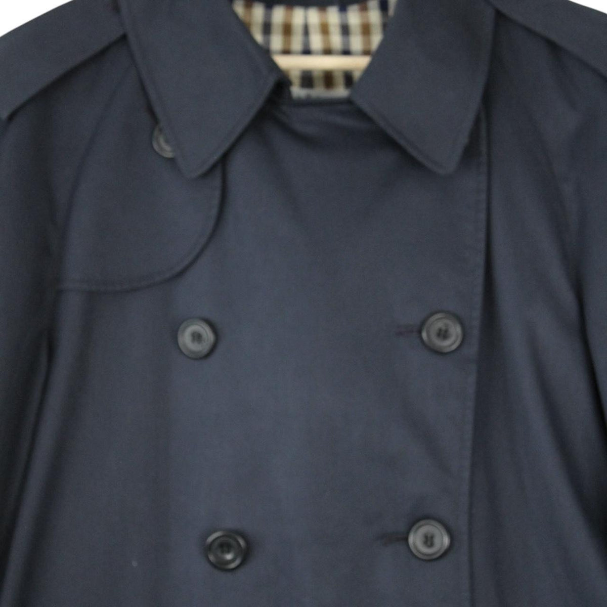 Vintage 90s Aquascutum Trench Coat Medium