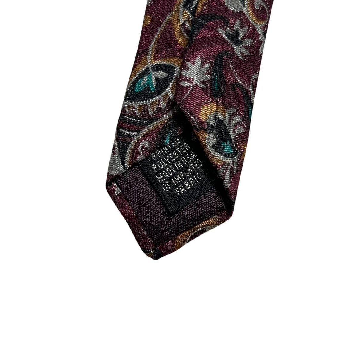 Vintage Christian Dior Floral Print Polyester Tie