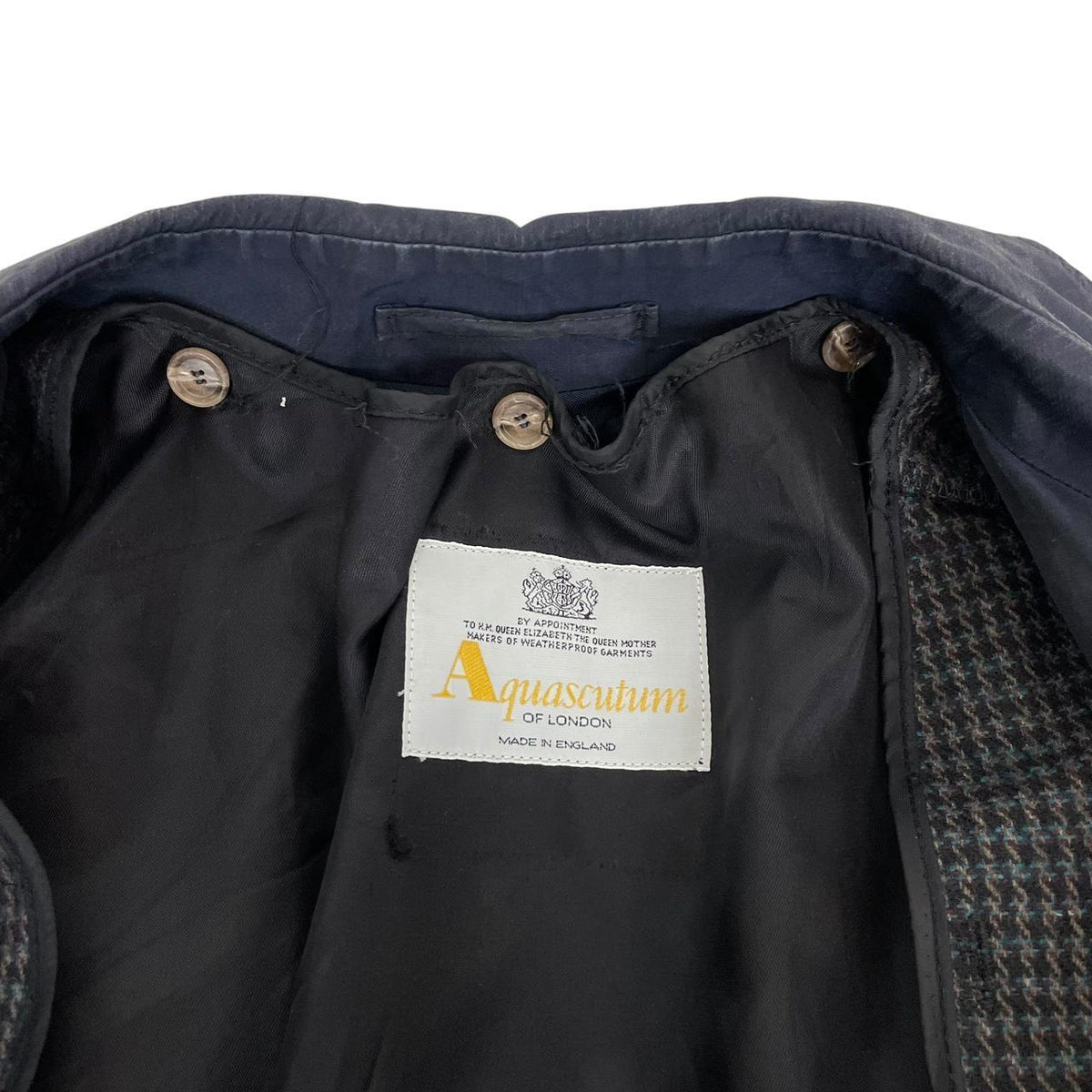 Vintage 90s Aquascutum Belted Trench Coat Large