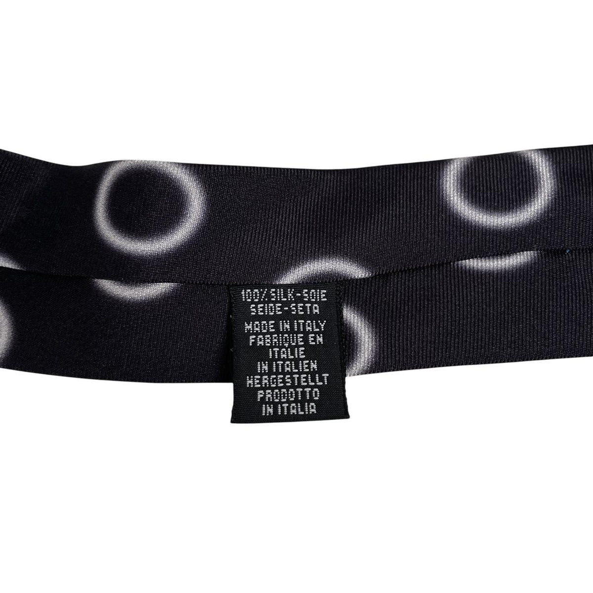 Paul Smith Circles Print Square Cut Silk Tie