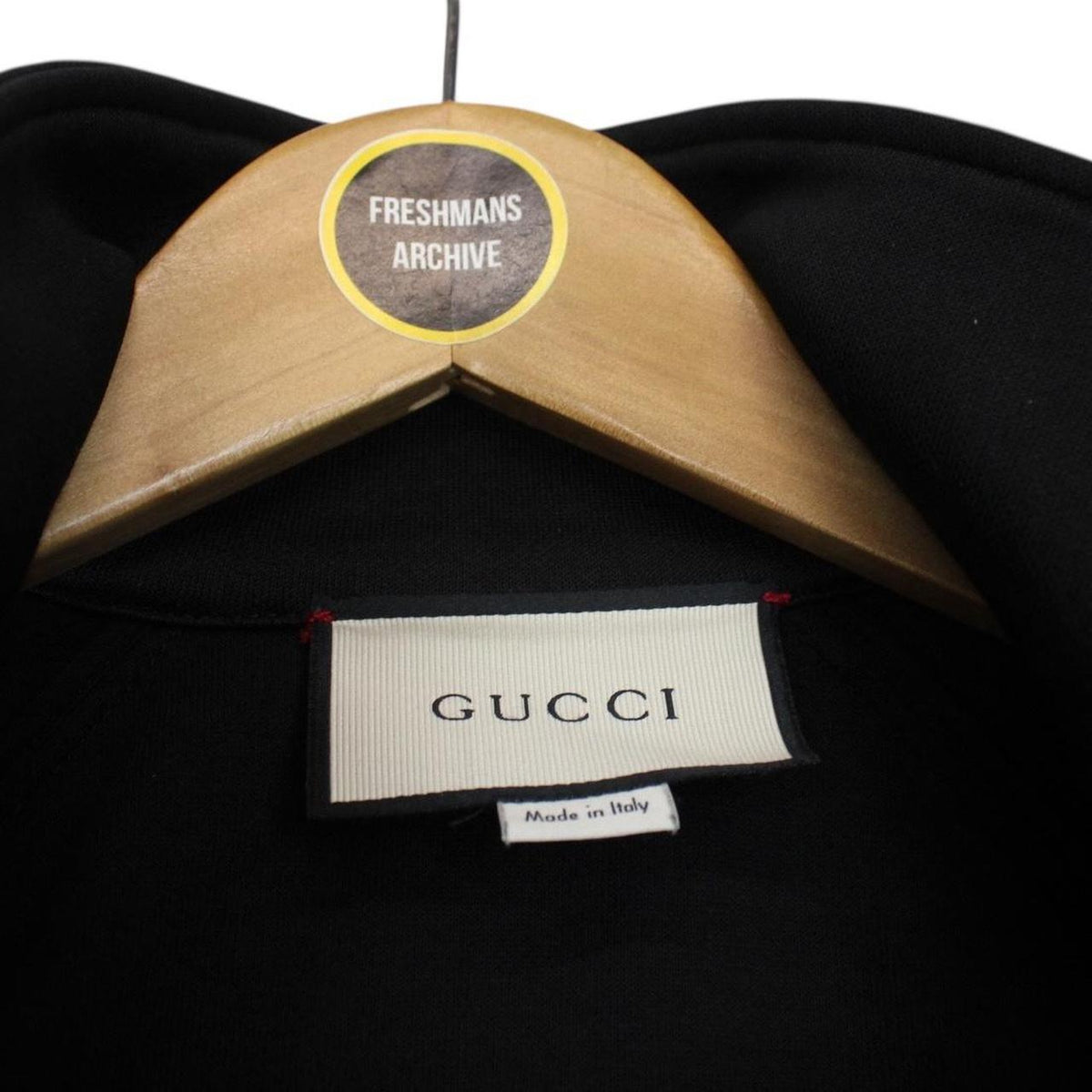Gucci Spellout Technical Jersey Track Jacket Small