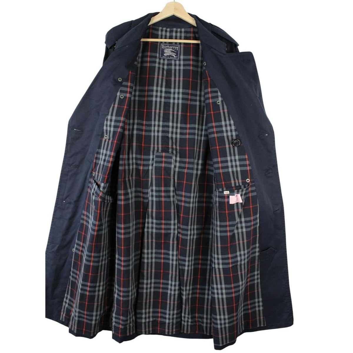 Vintage 90s Burberry Belted Trench Coat XL