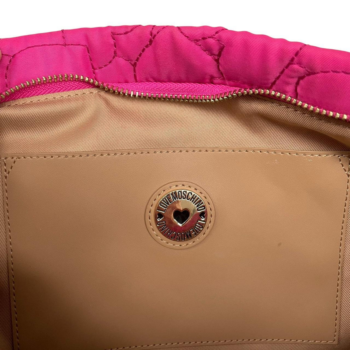 Love Moschino Heart Quilted Tote Bag