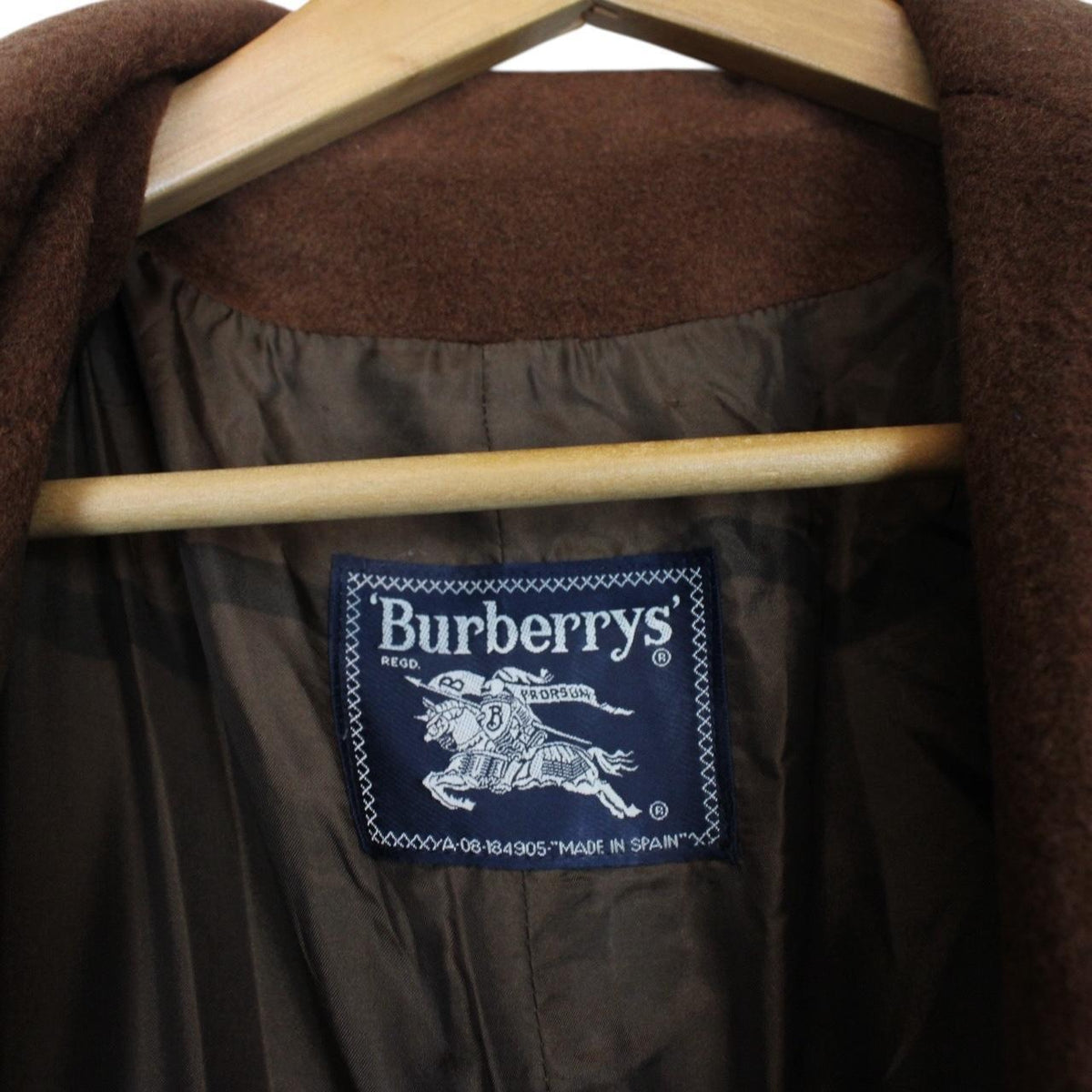 Vintage Burberry Wool/Camelhair Coat Medium