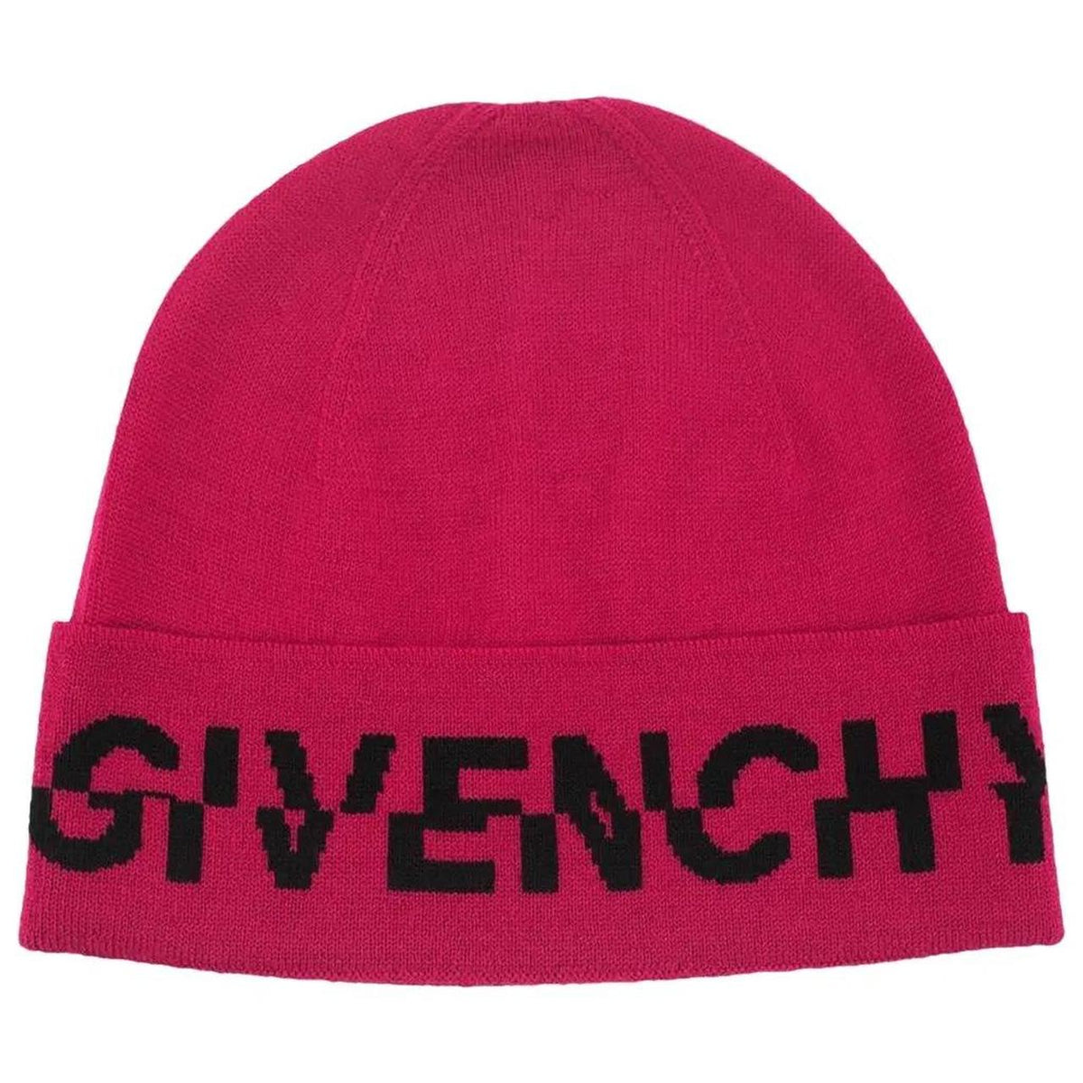 Givenchy Wool Split Logo Beanie Hat