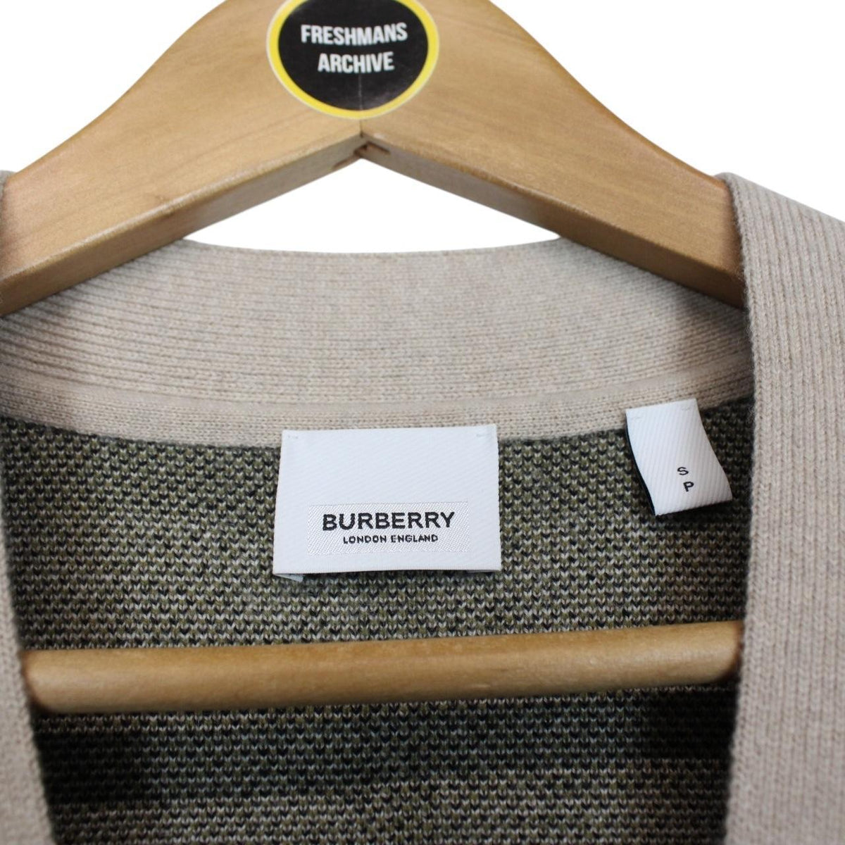 Burberry Cashmere Wool Cardigan Small