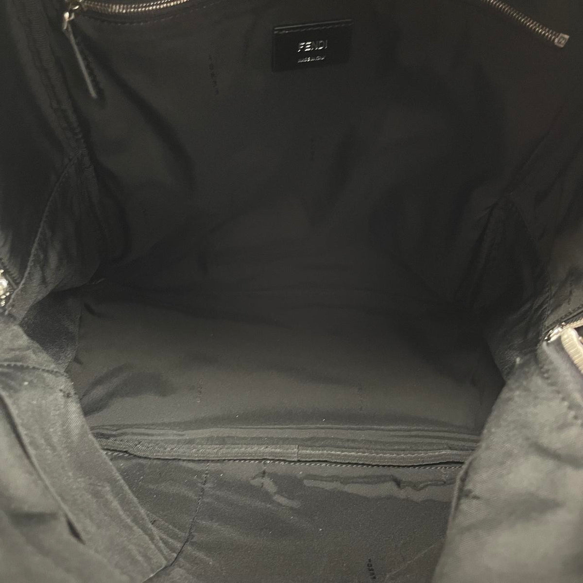 Pre-Loved Fendi Monster Bug Eyes Nylon/Leather Backpack