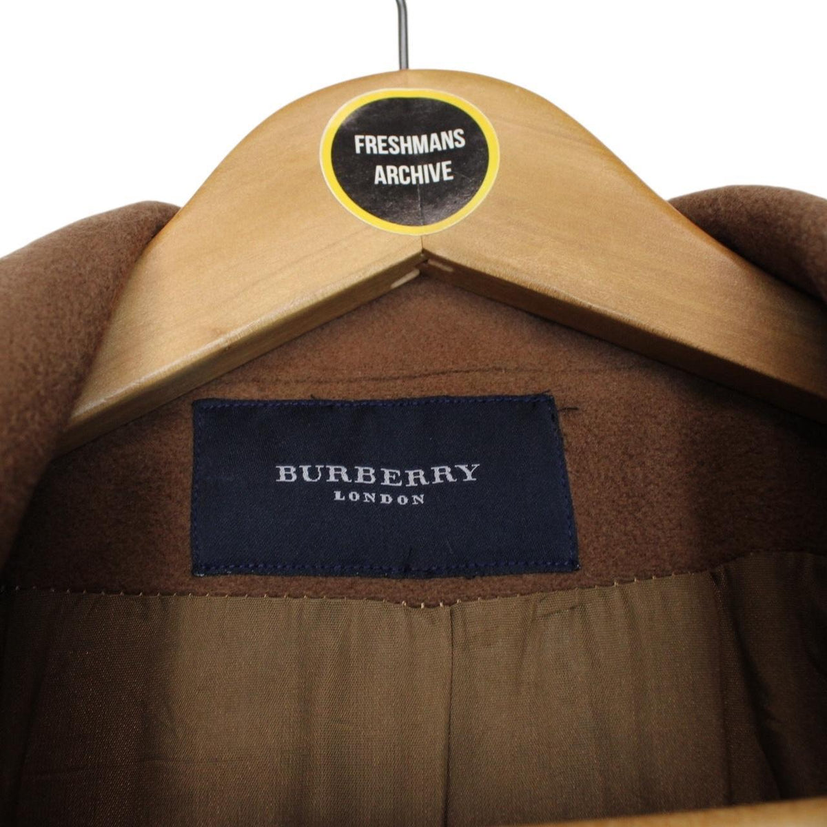 Vintage Burberry Wool Overcoat Large
