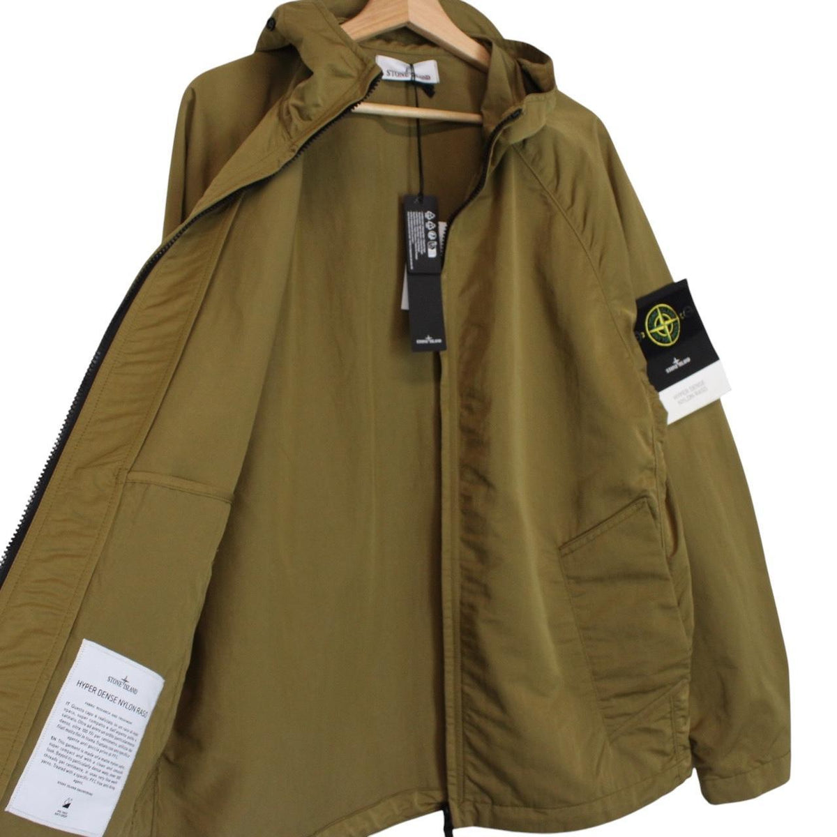 Stone Island SS 2023 Hyper Dense Nylon Raso Jacket Large