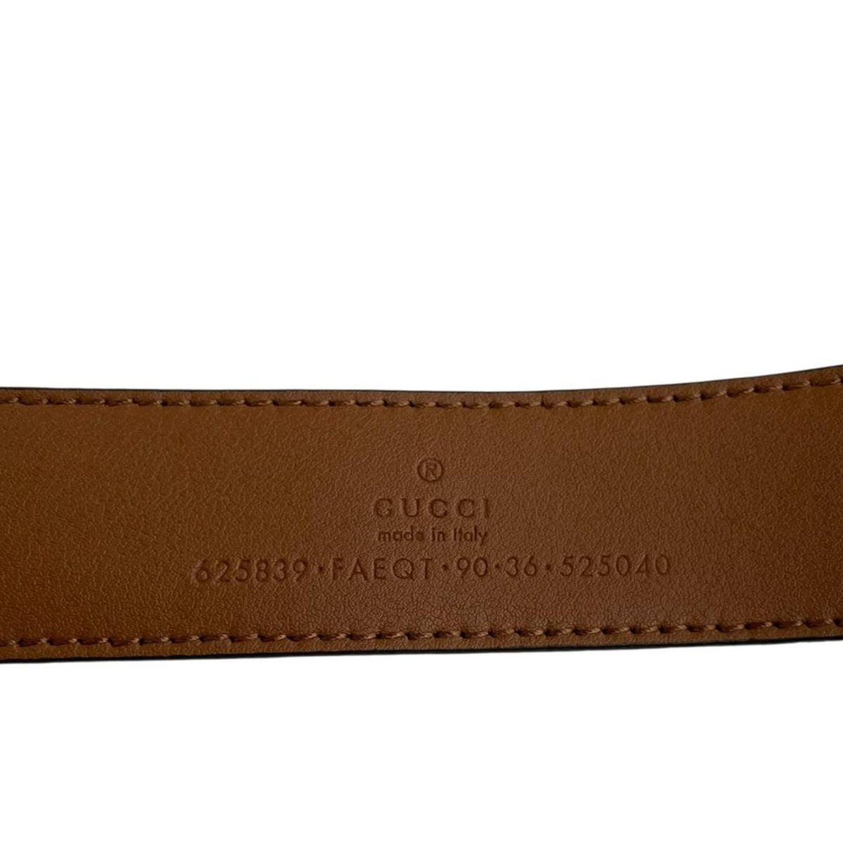 Gucci Canvas Denim Monogram Marmont Belt