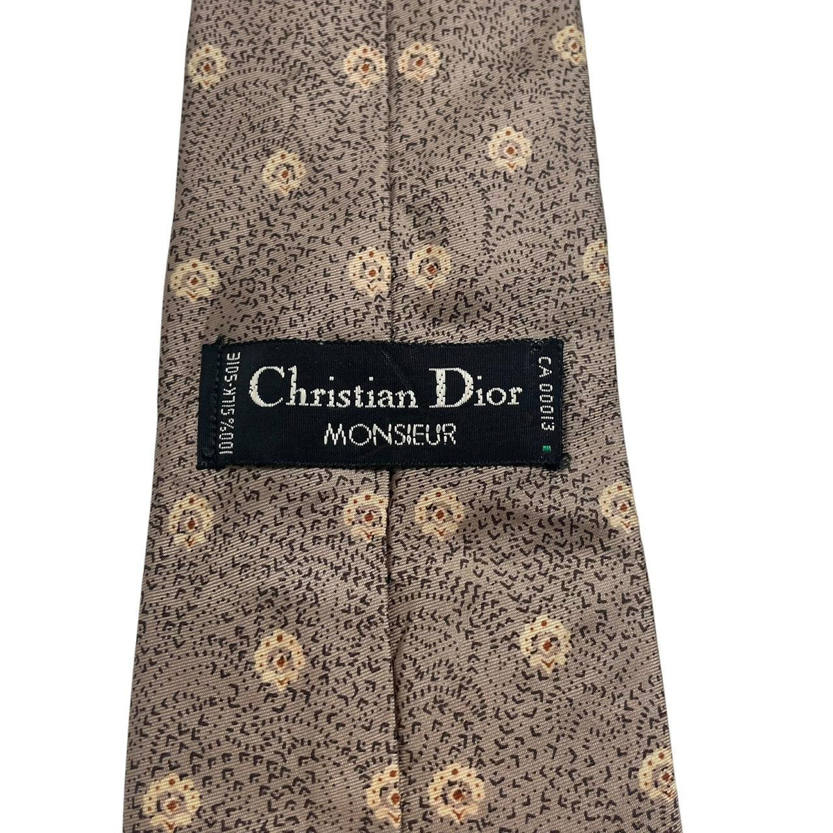 Vintage Christian Dior Silk Tie