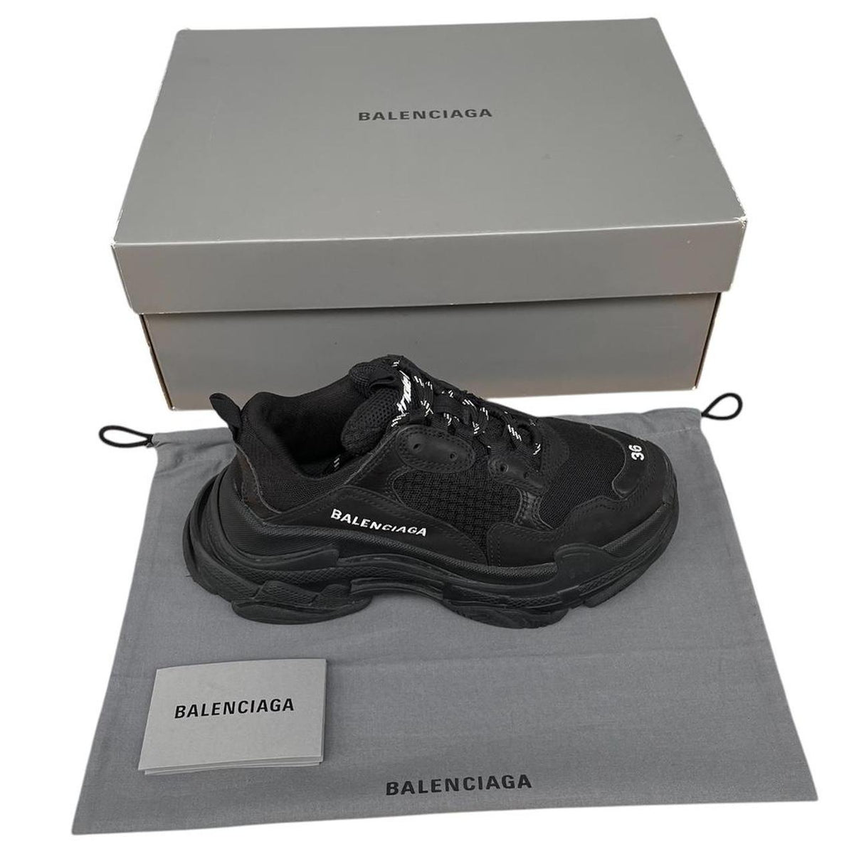 Balenciaga Triple S Mesh Trainers Uk 3