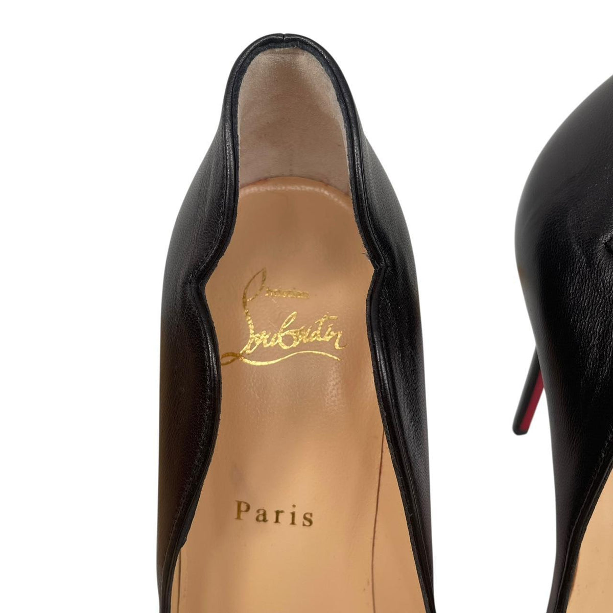 Christian Louboutin Leather Hot Chick 100mm High Heels UK 4