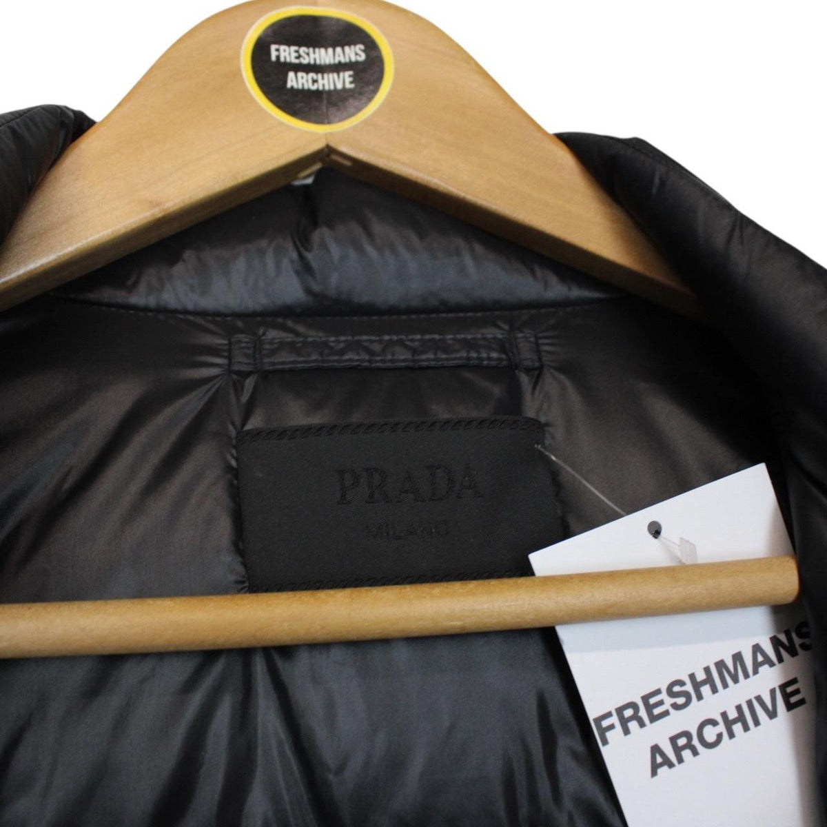 Prada Plaque Down Puffer Jacket Small